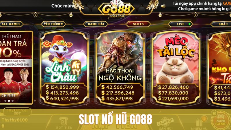 GO88 US🥇 Game Bài Đổi Thưởng Số 1 | Đăng Ký Nhận 50K 9 Slot nổ hũ là một trong những sảnh game đáng trải nghiệm tại Go88